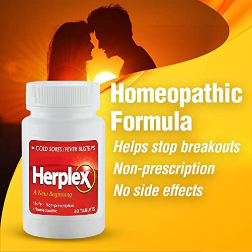 טבליות Premium Herplex | עוזר נגד התפרצויות ופצעים קרים ללא תופעות לוואי | עוזר להקל במהירות ולהפחית את הסימפטומים